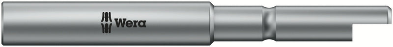 Wera 05135225001, 3mm Hex Socket Nutsetter 869/9, 4mm Halfmoon Drive, Length 1.7" (44mm), Non-Magnetic