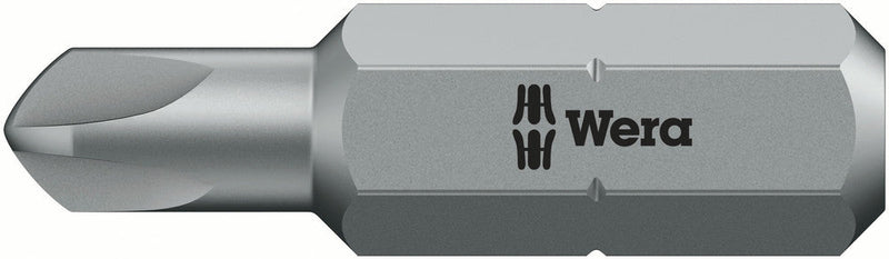 Wera 05066633001, 1/4" - Torq-Set Screwdriver Bit 871/1, 1/4" Hex Insert Drive, Length 1" (25mm)