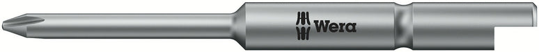 Wera 05066854001, 1 - Microstix Screwdriver Bit 872/9, 4mm Halfmoon Drive, Length 1.7" (44mm)