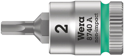 Wera 05003330001, 8740 A Zyklop bit socket, 1/4" drive