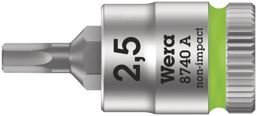 Wera 05003331001, 8740 A Zyklop bit socket, 1/4" drive