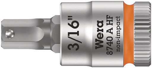 Wera 05003386001, 8740 A HF Zyklop bit socket with holding function, 1/4" drive