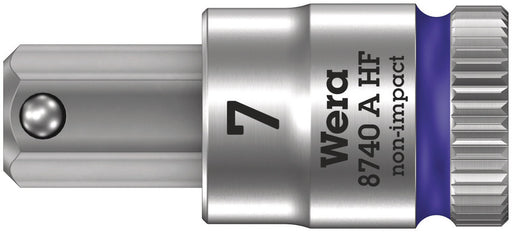 Wera 05003341001, 8740 A HF Zyklop bit socket with holding function, 1/4" drive