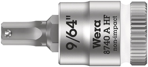 Wera 05003384001, 8740 A HF Zyklop bit socket with holding function, 1/4" drive