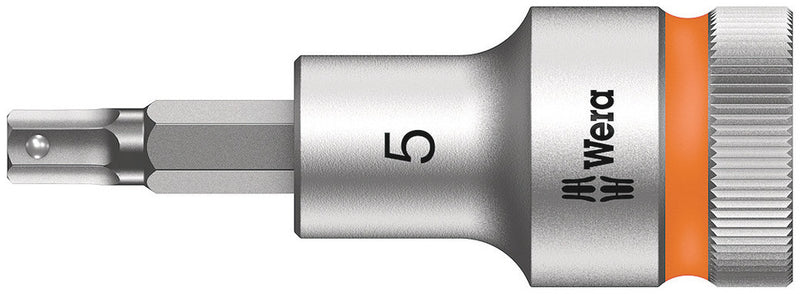 Wera 05003821001, 8740 C HF Zyklop bit socket with 1/2" drive with holding function