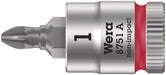 Wera 05003350001, 8751 A Phillips Zyklop bit socket, 1/4" drive