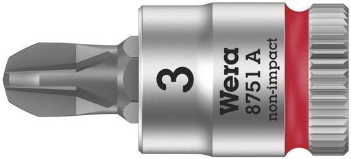 Wera 05003352001, 8751 A Phillips Zyklop bit socket, 1/4" drive