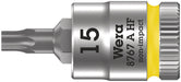 Wera 05003363001, 8767 A HF TORX® Zyklop bit socket with holding function, 1/4" drive