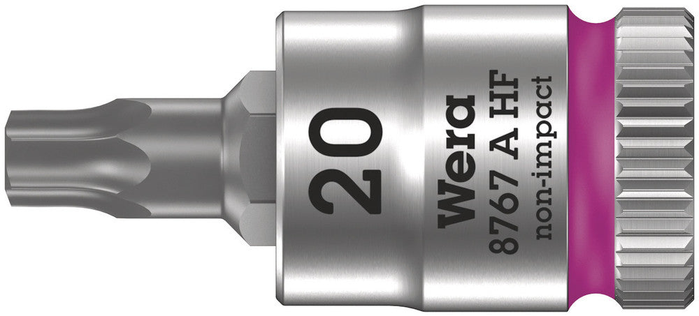 Wera 05003364001, 8767 A HF TORX® Zyklop bit socket with holding function, 1/4" drive