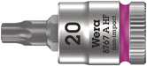 Wera 05003364001, 8767 A HF TORX® Zyklop bit socket with holding function, 1/4" drive