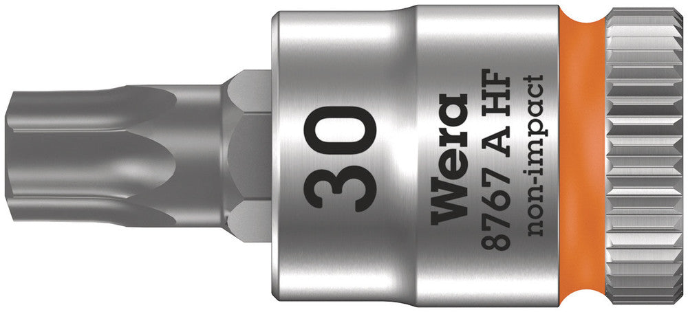 Wera 05003369001, 8767 A HF TORX® Zyklop bit socket with holding function, 1/4" drive