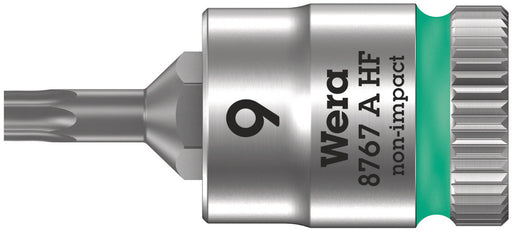 Wera 05003361001, 8767 A HF TORX® Zyklop bit socket with holding function, 1/4" drive