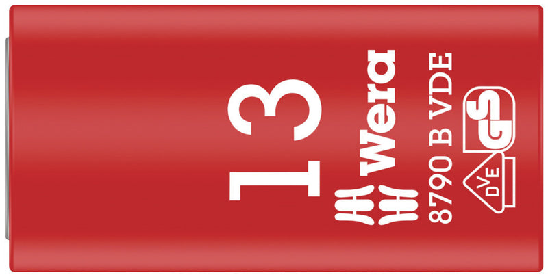 Wera 05004957001, Metric Hex, 6-Point, Insulated, Power Socket, 8790 B VDE