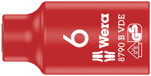 Wera 05004950001, Metric Hex, 6-Point, Insulated, Power Socket, 8790 B VDE