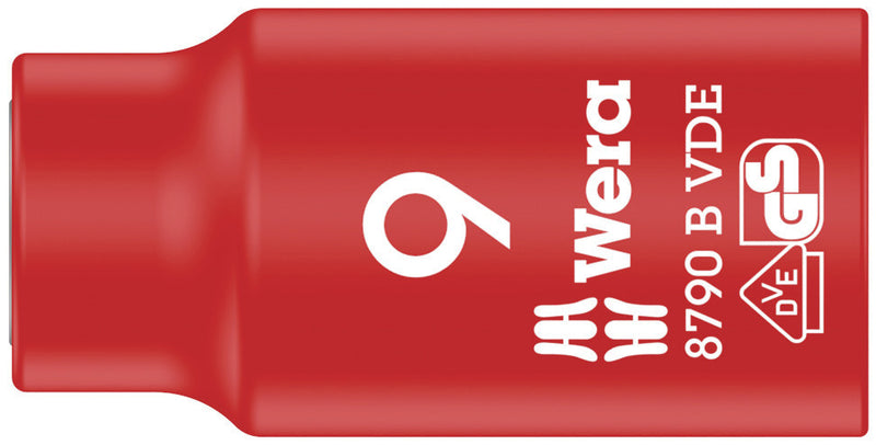 Wera 05004953001, Metric Hex, 6-Point, Insulated, Power Socket, 8790 B VDE