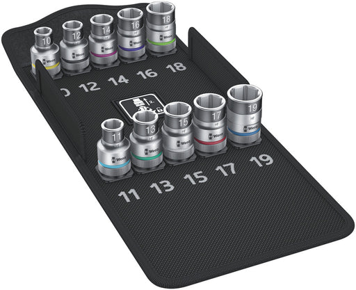 Wera 05004203001, 8790 HMC HF 1 Zyklop socket set with 1/2" drive, with holding function