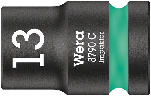 Wera 05004570001, Metric Hex, 6-Point, Impact Socket, 8790 C Impaktor