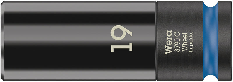 Wera 05004591001, Metric Hex, 6-Point, Impact Socket, 8790 C Wheel Impaktor