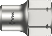 Wera 05003669001, Metric Hex, 6-Point, Chrome, Hand Socket, 8790 FA