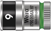Wera 05003724001, Metric Hex, 6-Point, Chrome, Holding Function, Power Socket, 8790 HMA HF