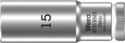 Wera 05004537001, Metric Hex, 6-Point, Chrome, Power Socket, 8790 HMB Deep