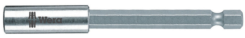 Wera 05053458001, 1/4" Hex Holder Screwdriver Bit Holder 899/4/1, 1/4" Hex Power Drive, Length 6" (152mm), Universal