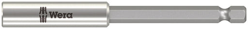 Wera 05160977001, 1/4" Hex Holder Screwdriver Bit Holder 899/4/1 S, 1/4" Hex Power Drive, Length 3.9" (100mm), Universal, Retaining Ring