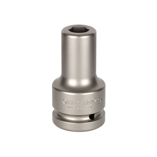 Momento 0-12L, 12 mm 6-Point Impact Socket, 1/4" Female Square Drive, Non-Magnetic, Non-Covered, Impact Rated, Long