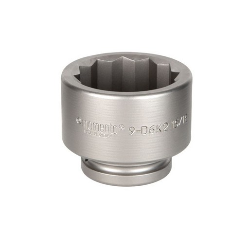 Momento Impact Socket, Imperial Hex, Non-Magnetic, Non-Covered, Impact Rated, 12-Point