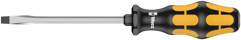 Wera 05018302001, Slotted, Black Point Tip, Kraftform Screwdriver, 932 AS