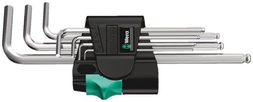 Wera 05022181001, Chrome, Ball-End, Hex-Plus, Metric Hex L-Key, 950/7