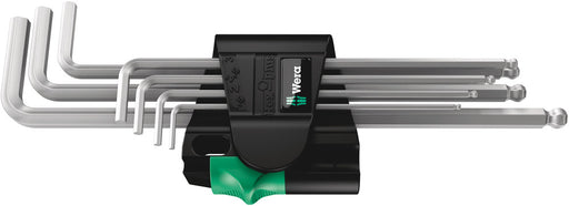 Wera 05022101001, Chrome, Ball-End, Hex-Plus, Metric Hex L-Key, 950/7