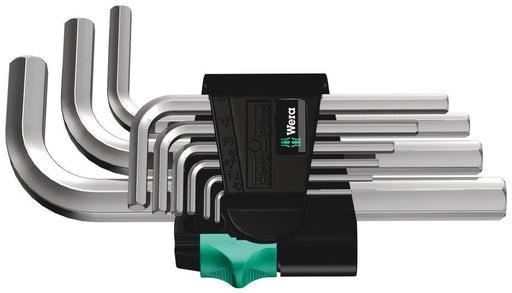 Wera 05021406001, Chrome, Hex-Plus, Metric Hex L-Key, 950/9