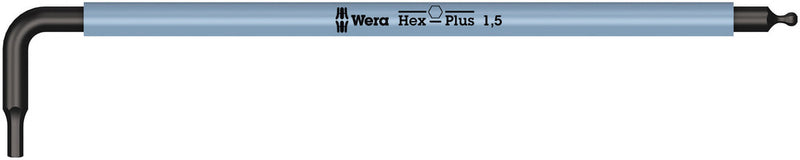 Wera Metric Hex, Hex-Plus, Multicolor, BlackLaser, Ball-End, L-Key, 950 SPKL