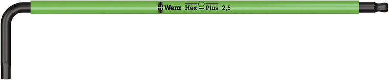 Wera 05022604001, Multicolor, BlackLaser, Ball-End, Hex-Plus, Metric Hex L-Key, 950 SPKL