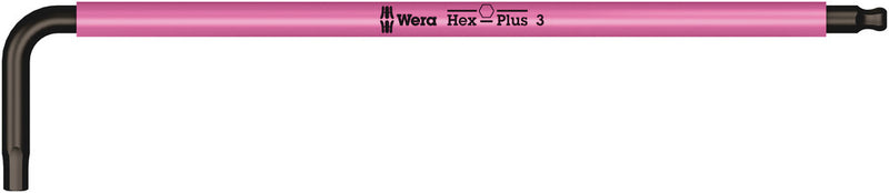 Wera 05022200001, Multicolor, BlackLaser, Ball-End, Holding Function, Hex-Plus, Metric Hex L-Key, 950 SPKL HF