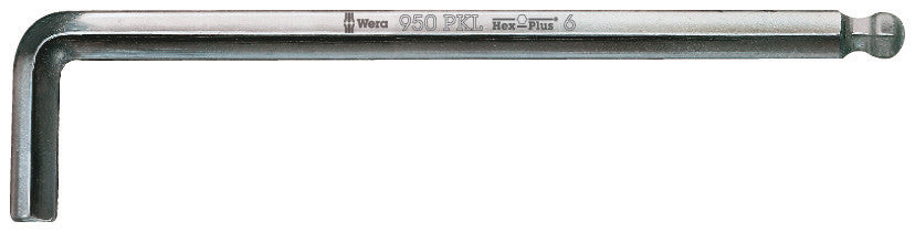 Wera 05022052001, 950 PKL L-key, metric, chrome-plated