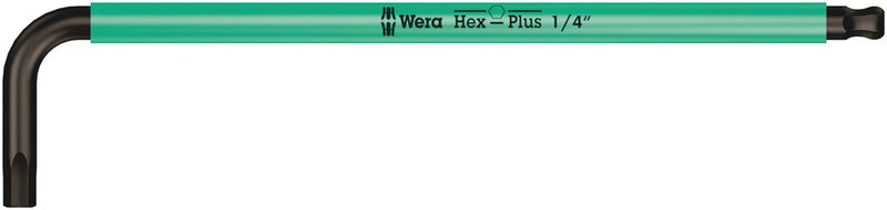Wera 05022636001, BlackLaser, Ball-End, Hex-Plus, Inch Hex L-Key, 950 SPKL