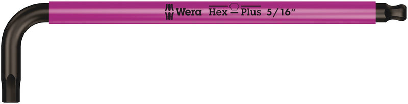 Wera 05022637001, BlackLaser, Ball-End, Hex-Plus, Inch Hex L-Key, 950 SPKL