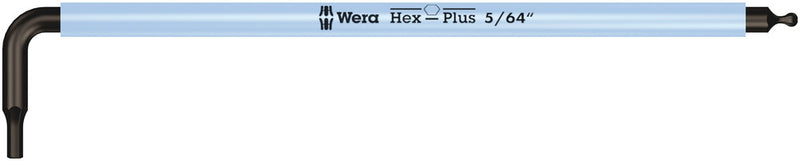 Wera Inch Hex, Hex-Plus, BlackLaser, Ball-End, L-Key, 950 SPKL