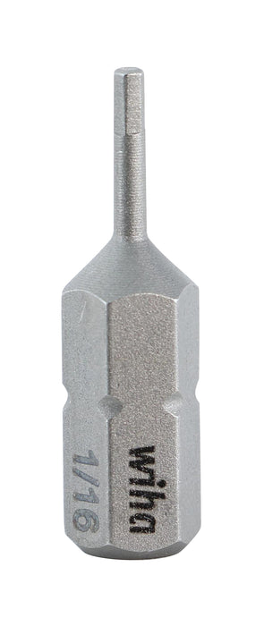 Wiha 71326 Hex Bit 1/16 - 25mm - 10 Pack