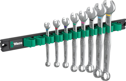 Wera 05020235001, 9642 Magnetic rail 6003 Joker Imperial 1 Ring spanner set