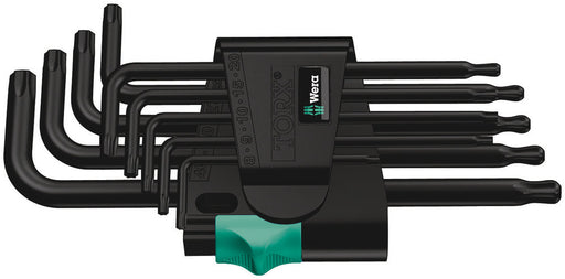 Wera 05024242001, 967/9 TX 1 L-key set, BlackLaser