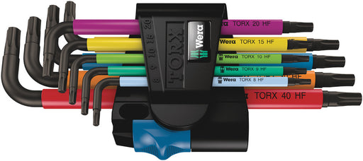 Wera 05024179001, Multicolor, BlackLaser, Zinc-Phosphated, Holding Function, Torx L-Key, 967/9 TX