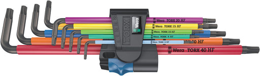 Wera 05024470001, 967/9 TX XL Multicolour HF 1 L-key set with holding function, long