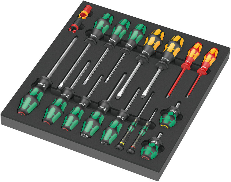 Wera 05150101001, 9710 Foam insert screwdriver set 1