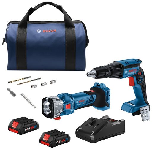 Bosch GXL18V-291B25, 18V 2-Tool Combo Kit
