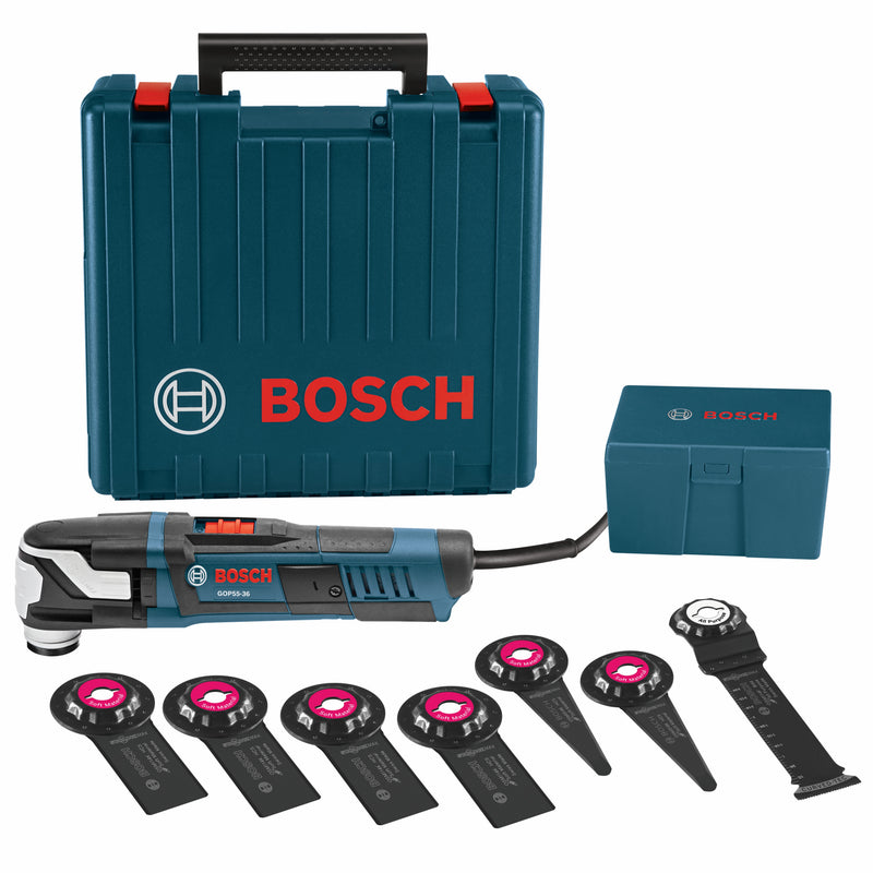 Bosch GOP55-36C1, 8 pc. Oscillating Multi-Tool Kit