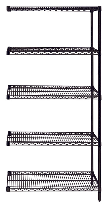 Quantum AD63-1836BK-5 | Wire Shelving Add-On Kit