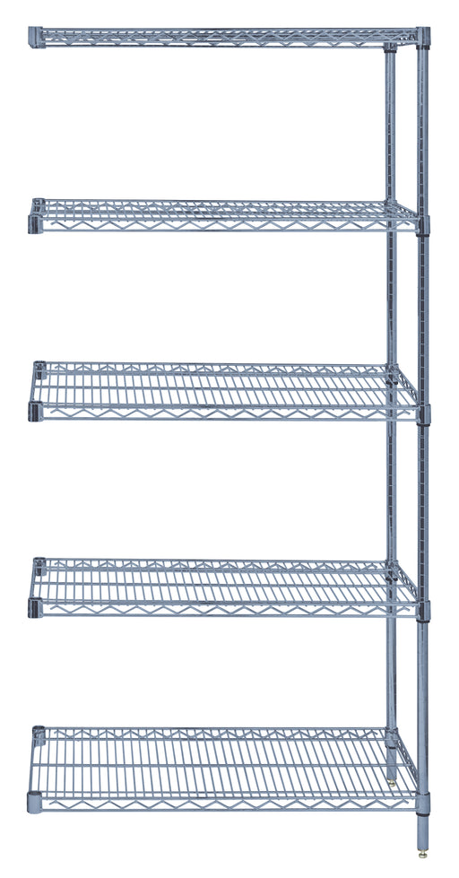 Quantum AD63-2160GY-5 | Wire Shelving Add-On Kit